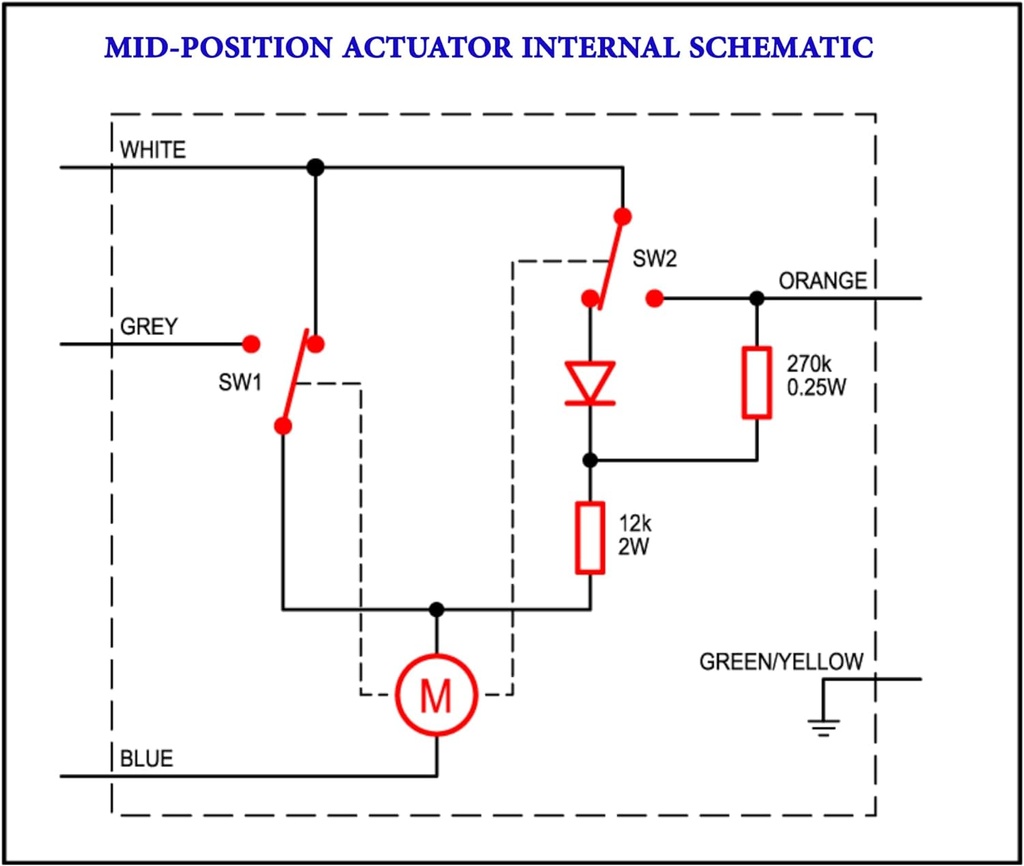 3 Port 22mm Mid Position Motorised Valve 230v