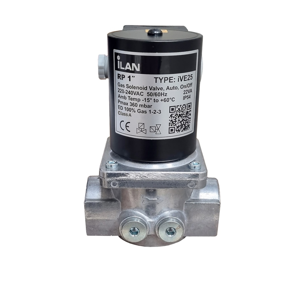 iLAN Gas Solenoid Valve 1" (28mm)