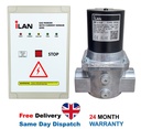 iLAN Gas Interlock System Kit with Built-in Fan Current Sensors & 1.1/2" Gas Solenoid Valve