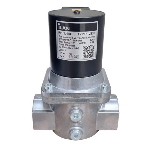 iLAN Gas Solenoid Valve 1.1/4" (35mm)